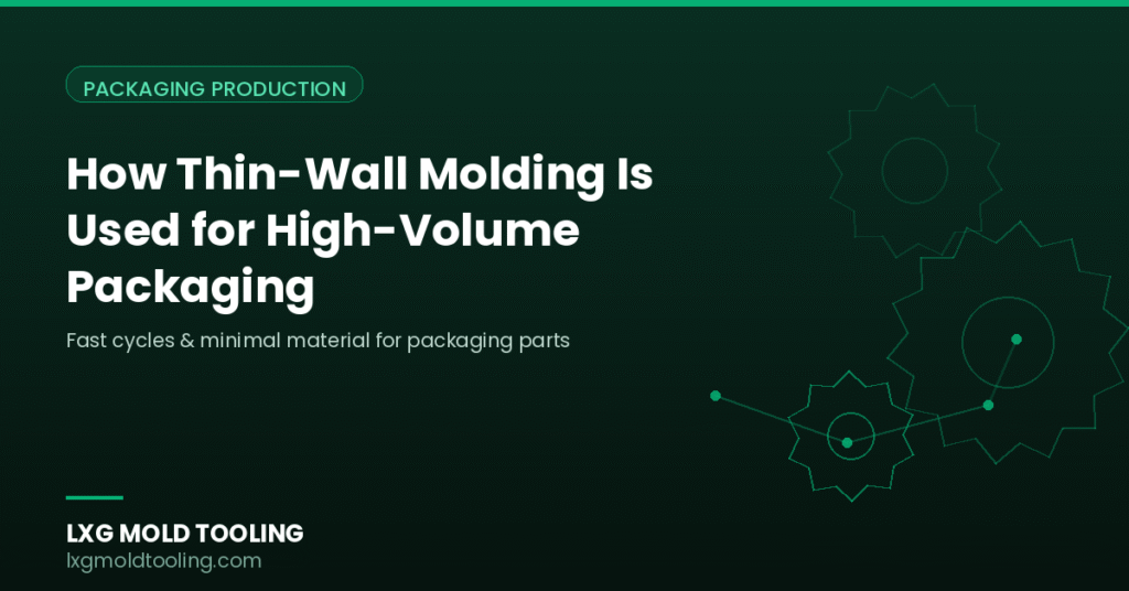How thin-wall molding is used for high-volume packaging